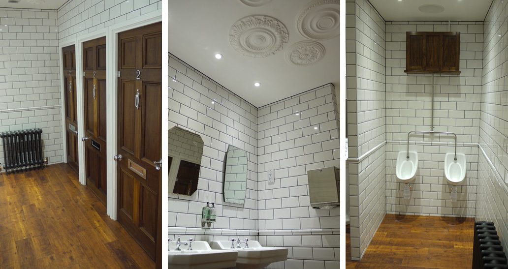 refurbished office toilets