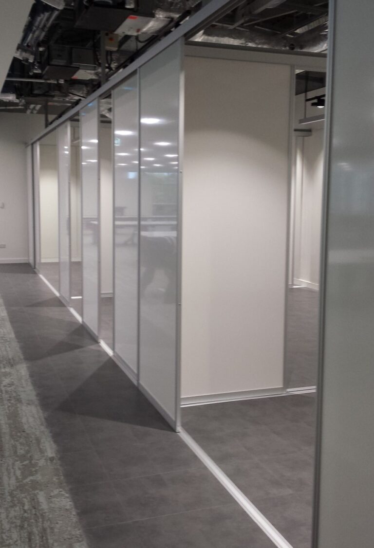 Sliding Office Partition Whiteboard Walls Fusion Office Design
