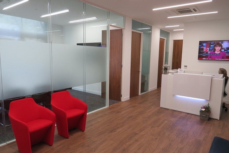 solicitors reception refurbishment