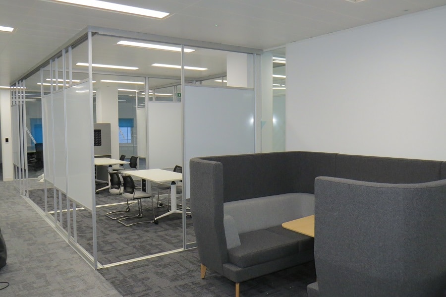 sliding whiteboard partition walls