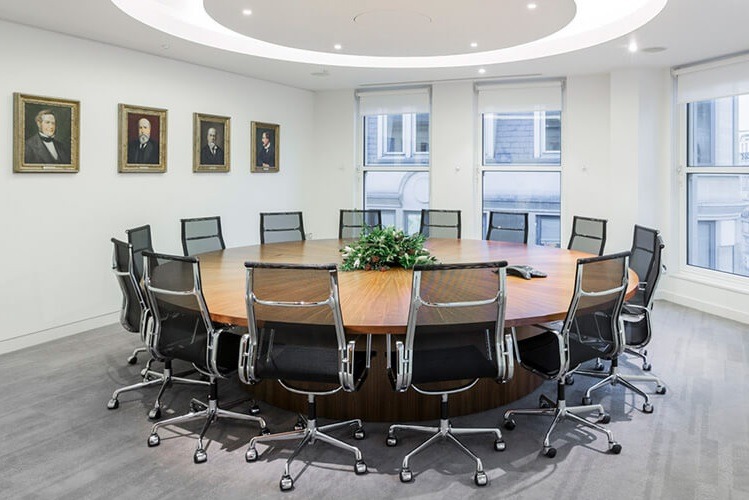 Round Meeting Tables, Round Conference Table For 8