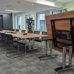 flip top boardroom tables