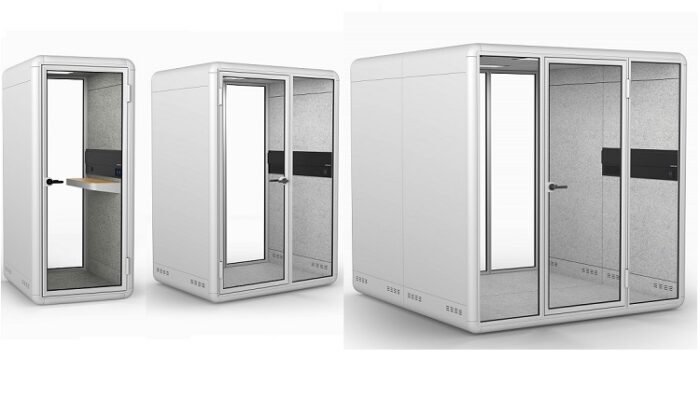 modular office pod that expands modular office pod