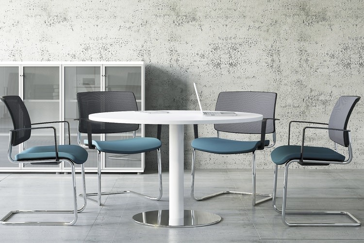 Round Meeting Tables Fusion Office Design