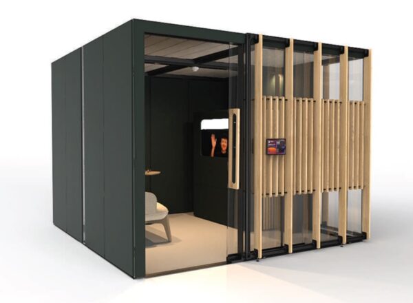 office pod for video conferencing