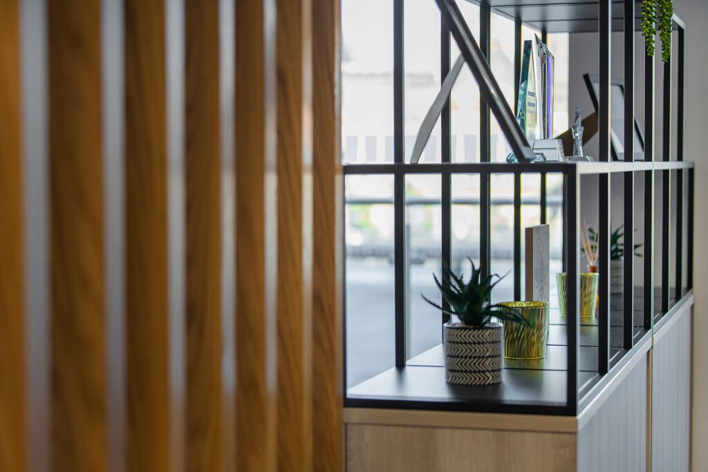 11 Ways to Reduce the Cost of an Office Refurbishment in London | Fusion Office Design Feature wall ideas in a London office refurbishment