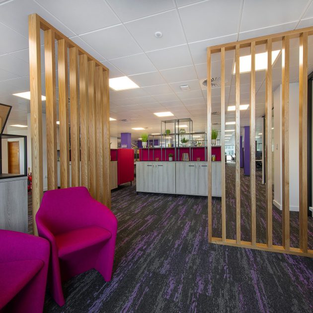 Breakout zones in open plan offices in London